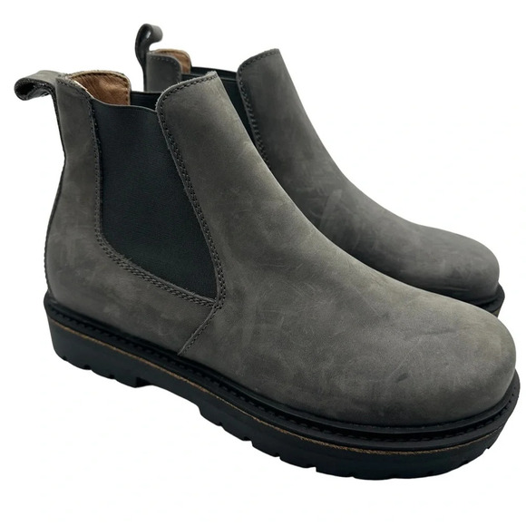 BIRKENSTOCK Womens Stalon Nubuck Leather Boot in Graphite. Sz: EU36/US5 - Picture 4 of 8